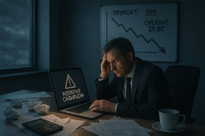 Sinais de que sua empresa está caminhando para a insolvência